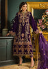 EMBROIDERED 3PC UNSTITCHED DRESS VELVET WITH SILK TROUSER D-404