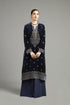EMBROIDERED 3PC UNSTITCHED DRESS VELVET WITH SILK TROUSER D-408