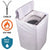 White Color Zip Open Close 100% Waterproof Top Loaded Washing Machine Cover (All Sizes Available)
