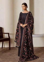 EMBROIDERED VELVET SHAWL D-294
