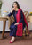 WOOL MAREENA 3PC EMBROIDERED DRESS EMBROIDERED SHAWL D-297