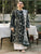3pc Linen Embroided Unstitched Designer suit D-220