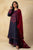 WOOL MAREENA 3PC EMBROIDERED DRESS EMBROIDERED SHAWL D-352