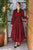 WOOL MAREENA 3PC EMBROIDERED DRESS EMBROIDERED SHAWL D-314