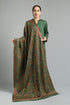 WOOL MARINA 3PC EMBROIDERED DRESS EMBROIDERED SHAWL D-315