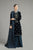 EMBROIDERED 3PC UNSTITCHED DRESS VELVET WITH SILK TROUSER D-411